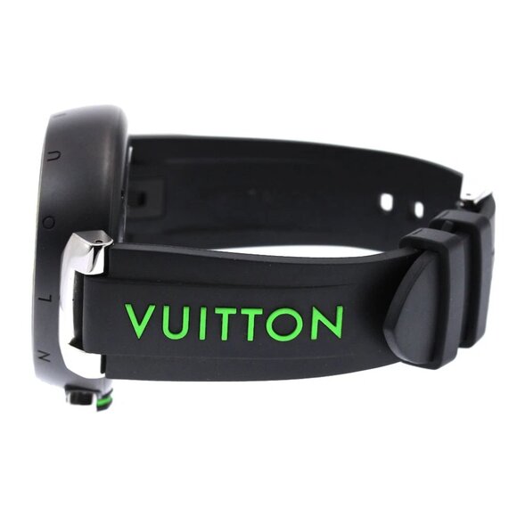 LOUIS VUITTON Tambour Damier Graphite Lace QA130 Automatic Men's Watch_831966 - Picture 6 of 7